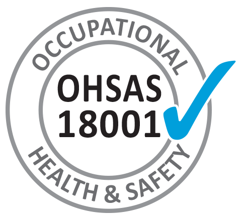 OHSAS 18001 Health and Safety.